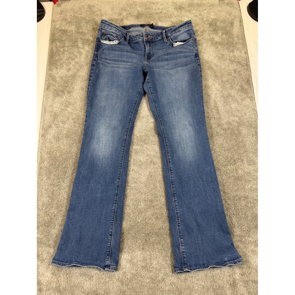 Lucky Brand Lolita Bootcut Jeans Womens 12/31 R Medium Wash Blue Denim Mid Rise